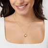 image:imageRossSimons 10kt Yellow Gold Puffed Heart Pendant NecklaceNo Gemstone