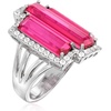 image:imageRossSimons 1205 ct tw Pink and White Topaz Ring in Sterling SilverTopaz