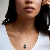 image:imageRossSimons 1300 Carat London Blue Topaz Pendant Necklace With Diamonds in Sterling SilverTopaz