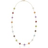 image:imageRossSimons 1380 ct tw BezelSet MultiGemstone Station Necklace in 14kt Yellow GoldAmethyst