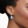 image:imageRossSimons 1400 ct tw Blue Topaz Drop Earrings in Sterling Silver