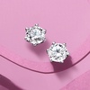 image:imageRossSimons 200 ct tw Moissanite Stud Earrings in Sterling Silver
