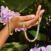 image:imageRossSimons 2170 ct tw MultiGemstone Necklace in 18kt Gold Over SterlingAmethyst