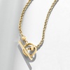 image:imageRossSimons 22mm 10kt Yellow Gold RopeChain Toggle NecklaceNo Gemstone