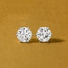 image:imageRossSimons 300 ct tw Moissanite Stud Earrings in Sterling Silver