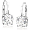 image:imageRossSimons 320 ct tw Moissanite Earrings in Sterling Silver
