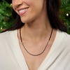 image:imageRossSimons 3mm Onyx and 10kt Yellow Gold Bead Necklace20 Inches