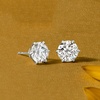image:imageRossSimons 400 ct tw Moissanite Stud Earrings in Sterling Silver