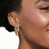 image:imageRossSimons 620 ct tw MultiGemstone Floral Drop Earrings in 18kt Gold Over Sterling