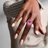 image:imageRossSimons 825 Carat Pink Topaz and 90 ct tw Ruby Ring With 19 ct tw Diamonds in 14kt Yellow GoldRuby