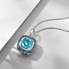 image:imageRossSimons 890 ct tw Sky and London Blue Topaz Pendant Necklace in Sterling SilverTopaz