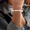 image:imageRossSimons 910mm Cultured Pearl Stretch Bracelet With 14kt Yellow Gold70 Inches