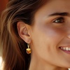 image:imageRossSimons Amber Acorn Drop Earrings in 18kt Gold Over Sterling