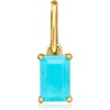 image:imageRossSimons DecemberTurquoise  Birthstone Pendant in 10kt Yellow Gold