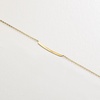 image:imageRossSimons Italian 10kt Yellow Gold Bar Necklace160 Inches