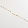 image:imageRossSimons Italian 10kt Yellow Gold Bar Necklace180 Inches