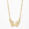 image:imageRossSimons Italian 10kt Yellow Gold Butterfly Necklace160 Inches