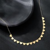image:imageRossSimons Italian 10kt Yellow Gold Central Heart Station Necklace160 Inches