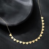 image:imageRossSimons Italian 10kt Yellow Gold Central Heart Station Necklace180 Inches