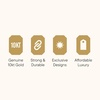 image:imageRossSimons Italian 10kt Yellow Gold Curved Bar Necklace180 Inches