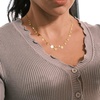 image:imageRossSimons Italian 10kt Yellow Gold Graduated Circle Station Necklace200 Inches