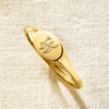 image:imageRossSimons Italian 10kt Yellow Gold Personalized Signet Ring01 Inches