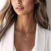 image:imageRossSimons Italian 10kt Yellow Gold Petite DoubleCat Pendant