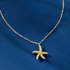 image:imageRossSimons Italian 10kt Yellow Gold Starfish Necklace180 Inches