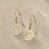 image:imageRossSimons Italian 10kt Yellow Gold Sunflower Ricami Drop Earrings