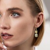 image:imageRossSimons Jade Longevity Drop Earrings in 18kt Gold Over Sterling