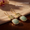 image:imageRossSimons Jade Longevity Drop Earrings in 18kt Gold Over Sterling