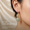image:imageRossSimons Jade Longevity Drop Earrings in 18kt Gold Over Sterling