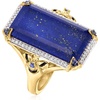 image:imageRossSimons Lapis 20 ct tw White Topaz and 10 ct tw Sapphire Bumblebee Ring With Black Enamel in 18kt Gold Over SterlingLapis Lazuli