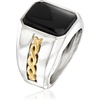 image:imageRossSimons Mens Black Onyx Ring in Sterling Silver and 14kt Yellow GoldOnyx