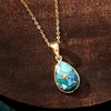 image:imageRossSimons Turquoise Pendant Necklace in 10kt Yellow Goldstabilizedturquoise