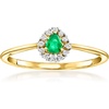 image:imageRossSimons 010 Carat Emerald Ring With Diamonds in 10kt Yellow GoldEmerald