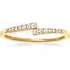 image:imageRossSimons 010 ct tw Diamond Linear Ring in 10kt Yellow GoldDiamond