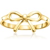 image:imageRossSimons 10kt Yellow Gold Bow RingNo Gemstone