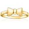 image:imageRossSimons 10kt Yellow Gold Bow Tie RingNo Gemstone
