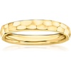 image:imageRossSimons 10kt Yellow Gold Hammered RingNo Gemstone