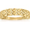 image:imageRossSimons 10kt Yellow Gold PantherLink RingNo Gemstone