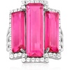 image:imageRossSimons 1205 ct tw Pink and White Topaz Ring in Sterling SilverTopaz