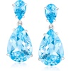 image:imageRossSimons 1400 ct tw Blue Topaz Drop Earrings in Sterling Silver