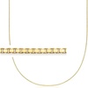 image:imageRossSimons 1mm 10kt Yellow Gold BoxChain NecklaceNo Gemstone