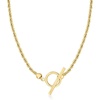 image:imageRossSimons 22mm 10kt Yellow Gold RopeChain Toggle NecklaceNo Gemstone