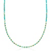 image:imageRossSimons 335mm Turquoise and 10kt Yellow Gold Bead Necklace18 Inches