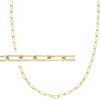 image:imageRossSimons 3mm 10kt Yellow Gold Paper Clip Link Choker Necklace 13 inches