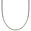 image:imageRossSimons 3mm Onyx and 10kt Yellow Gold Bead Necklace18 Inches