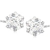 image:imageRossSimons 400 ct tw Moissanite Stud Earrings in Sterling Silver