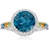 image:imageRossSimons 420 Carat London Blue Topaz and 100 ct tw MultiGemstone Ring in Sterling SilverAmethyst